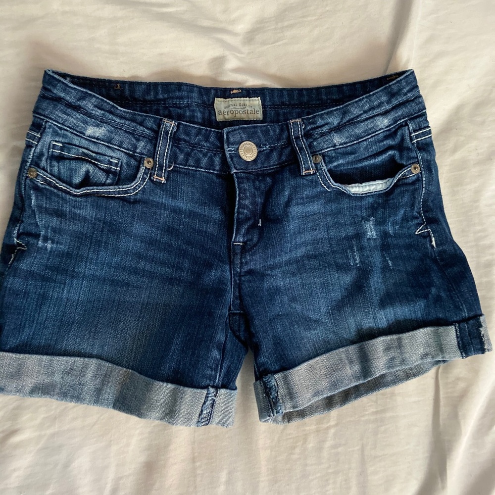 Denim shorts